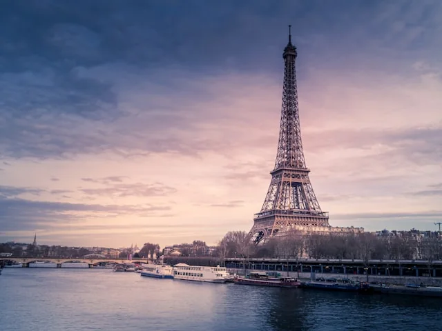 Blick auf Paris, Frankreich